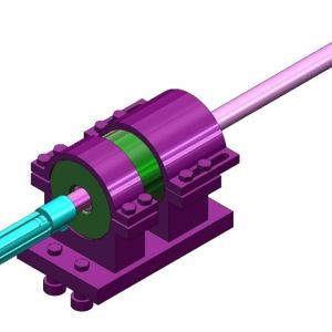 Beschussvorrichtung für Laufrohlinge ohne Patronenlager für einläufige Kipplaufsysteme
