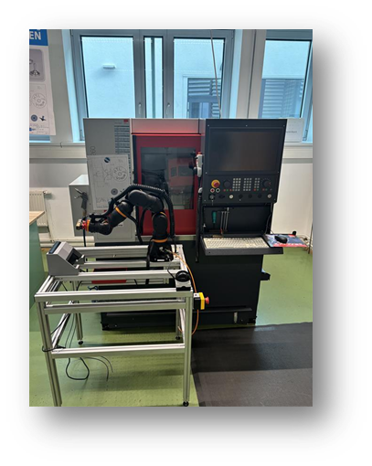 Implementierung einer Roboteranbindung für eine  CNC Drehmaschine