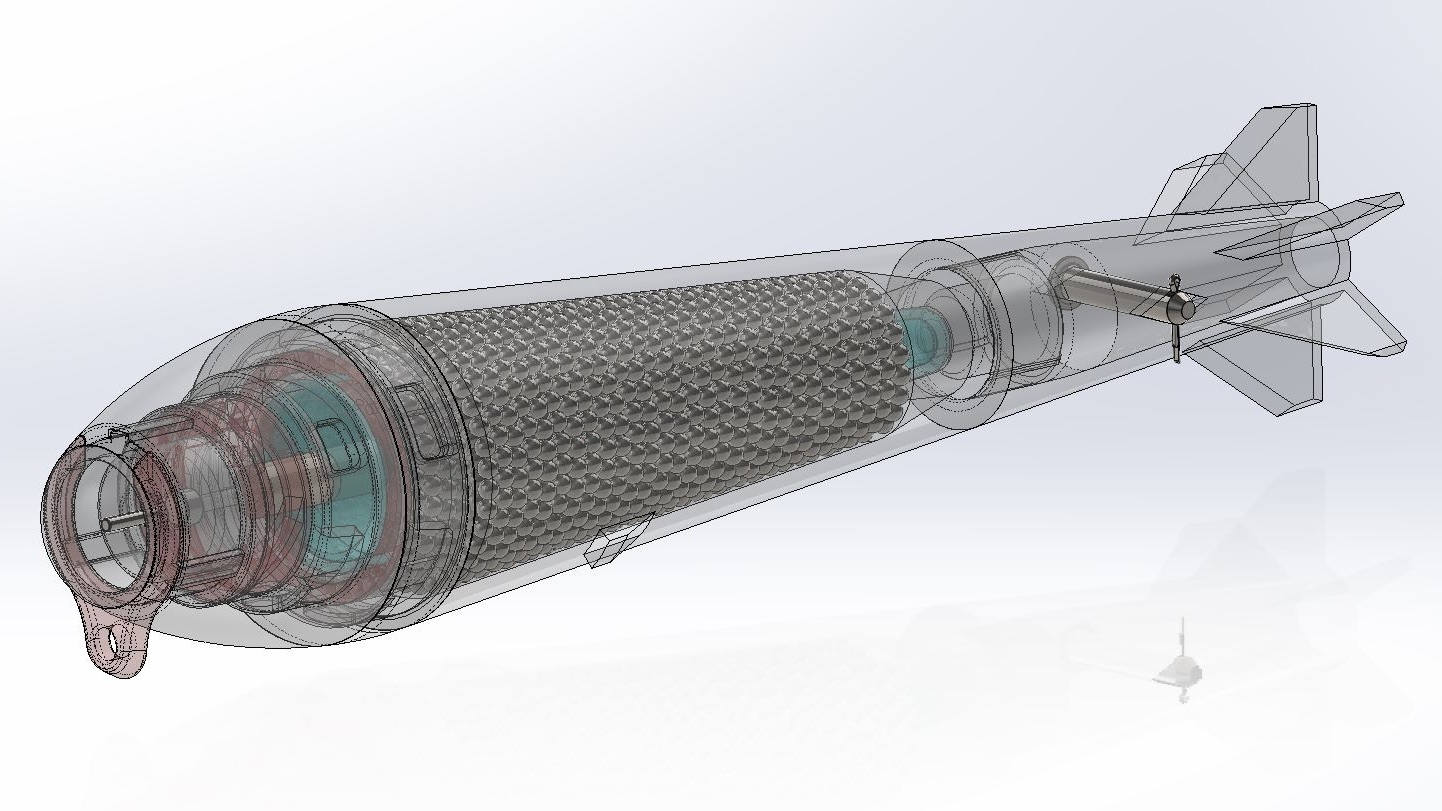 Entwicklung, Konstruktion und Prototypenfertigung  eines drohnengeschützten Wirkkörpers